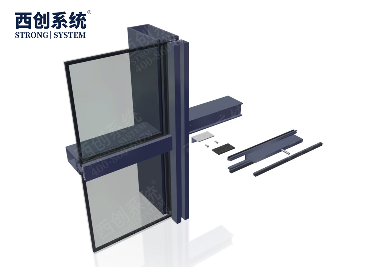 西創(chuàng)系統(tǒng)浙江國際博覽中心項目凹型精制鋼玻璃幕墻系統(tǒng)(圖19)