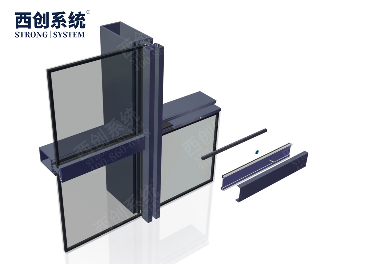 西創(chuàng)系統(tǒng)浙江國際博覽中心項目凹型精制鋼玻璃幕墻系統(tǒng)(圖18)