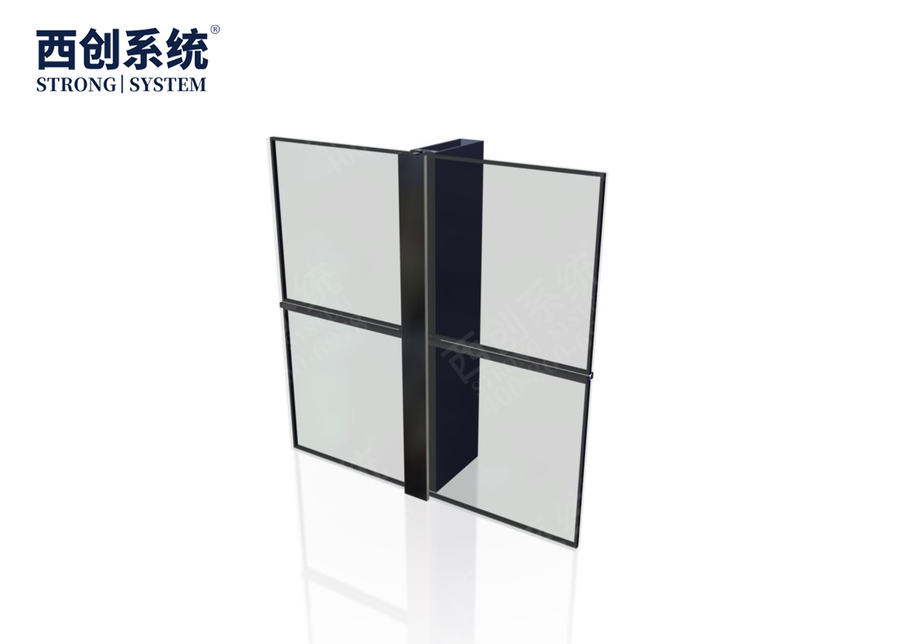 廣東中糧大悅城項目凹型精制鋼玻璃幕墻系統(tǒng)-西創(chuàng)系統(tǒng)(圖8)