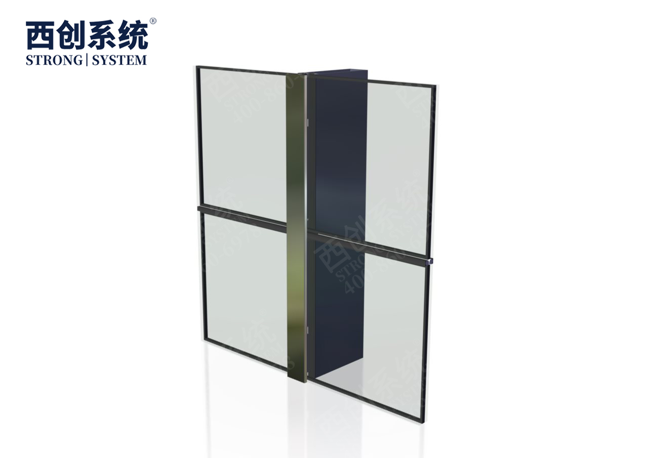 廣東中糧大悅城項目凹型精制鋼玻璃幕墻系統(tǒng)-西創(chuàng)系統(tǒng)(圖13)