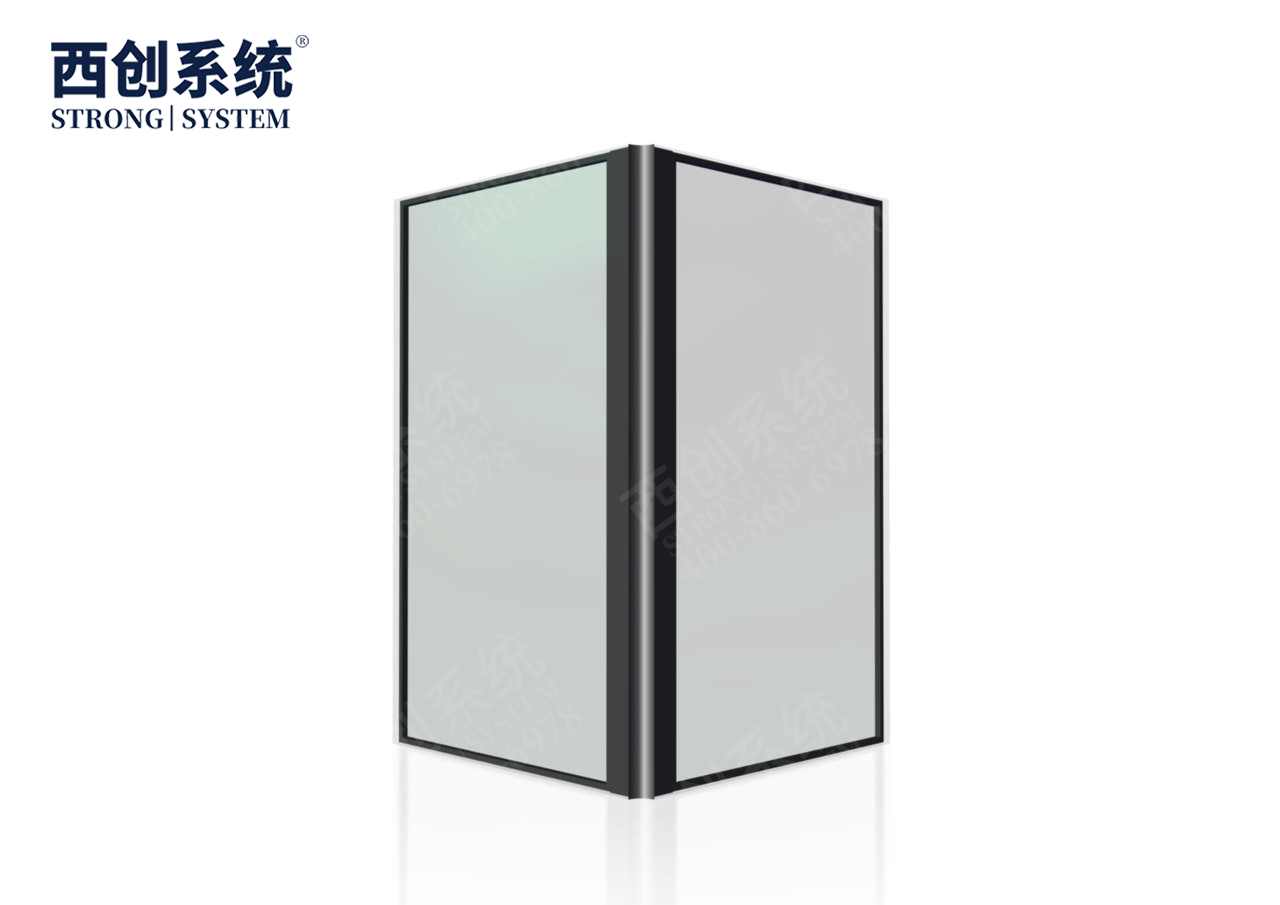 浙江智慧谷梯形精制鋼轉(zhuǎn)陽(yáng)角玻璃幕墻系統(tǒng)——西創(chuàng)系統(tǒng)(圖9)