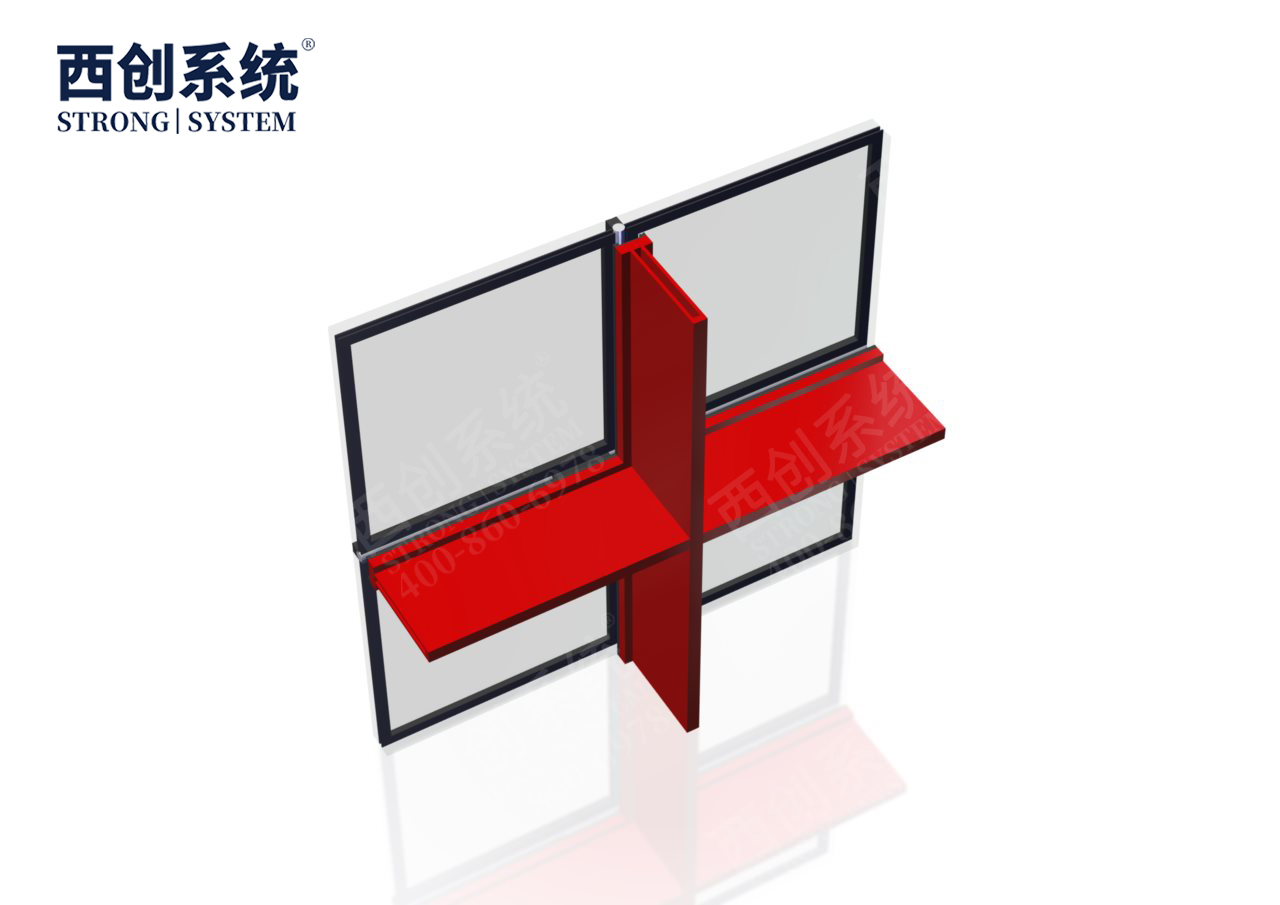 美國(guó)·加利福尼亞州項(xiàng)目凸型精制鋼極窄邊框玻璃幕墻系統(tǒng)——西創(chuàng)系統(tǒng)(圖10)