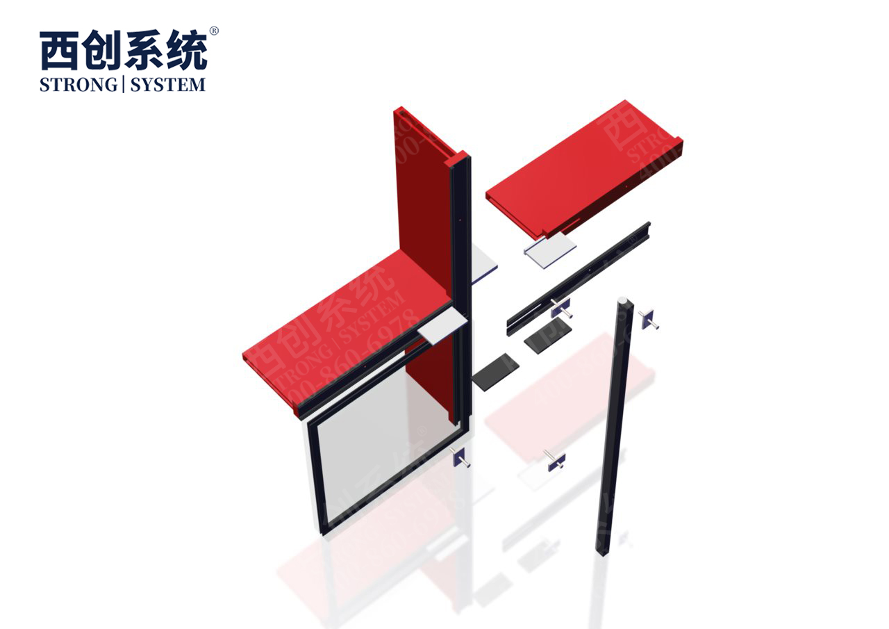 美國(guó)·加利福尼亞州項(xiàng)目凸型精制鋼極窄邊框玻璃幕墻系統(tǒng)——西創(chuàng)系統(tǒng)(圖13)